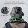 Utomhushattar Multicam Tactical Caps Militär Airsoft Boonie Bucket Hat Fiske Vandring Jakt utomhus Camo Sunproof Panama Hats Summer Men J230502