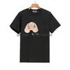 디자이너 PA 티셔츠 럭셔리 브랜드 티 프린트 손바닥 T 셔츠 셔츠 남성 여성 각도 짧은 슬리브 캐주얼 승무 목록 탑 의류 의류 미국 크기 S-XL
