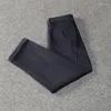 Męskie spodnie w stylu amerykański retro wełna merynosowa swoboda prosta rurka cienkie luźne, zagęszczone spodnie Capris Black Cargo