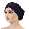 Cotton Underscarf Crinkle Inner Hijab Tube Turban Women Muslim Hijab Ninja Cap Bone Bonnet Headscarf Wrap Scarf Turbante Mujer