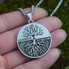 Chains Sanlan Norse Viking Yin Yang As Above So Below Tree Of Life Necklace Amulet For Gift