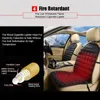 Auto -stoelbekleding 12V Cover Cover verwarmingskussen Verwarmde mat Elektrische verwarming Winterstoel Warmer Safe Automotive Accessoires Interieur