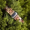Montres-bracelets BOBO BIRD Couple montre en bois mouvement à Quartz japonais personnaliser Po montres pour hommes femmes grand cadeau de famille