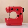 Machines Inne Mini Red Sewing Machine Portable Hushåll