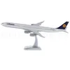 Aircraft Modle 1 200 Scale Lufthansa Iberia THAI AZERBAIJAN Airlines Airplane A340-600 Plastic ABS Assembly Model Toy For Collection 230503