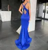 Robe de Soiree Side Split Evening Jurken Long Backless Prom Dresses Mermaid Vestido de Fiesta de Boda