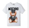 Moschin 2023 Designer High-grade Women's Cotton T-shirt Men's and Women's Style Crewneck Short Sleeve T-shirt Fashion Print Loose T-shirt Moschins 2 974