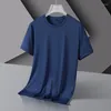 Men's T Shirts Men Summer 2023 Round Neck Short Sleeved Quick Dry Outdoor Sports Ice Silk Tops Tees For Male Clothes