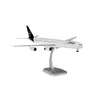 Aircraft Modle 1 200 Scale Lufthansa Iberia THAI AZERBAIJAN Airlines Airplane A340-600 Plastic ABS Assembly Model Toy For Collection 230503