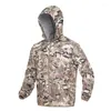 Heren Trench Coats Summer Men's Tactical Wind Breaker Hapouflage Camouflage Skin Cleren Spring Buiten Sports Jacket Herfst tops