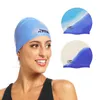 Bonnets de natation 2021 Bonnet de natation en silicone pour adultes, imperméable, casquette de piscine d'été, protection élastique, oreilles, cheveux longs, chapeau de plongée coloré J230502