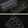 Storage Bottles Spice Pots Container Condiment Jars Clear Cruet With Cover And Spoon 4 Compartments Seasoning Box Rack