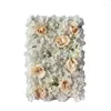 Decorative Flowers Wedding Flower Wall Party Backdrop Decor Baby Shower Anniversaire Pography Props Customized Silk Panels