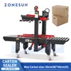 Zonesun Automatic Carton Sealer Top and Lottom Taping Express Parcel SEALING Product Packaging Machine ZS-FK6050