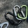 5 PCSCarabiners 1PCS Aluminiumlegierung Bunte Karabiner Sicherheitsschnallen Outdoor-Sportflaschen Rucksack Schlüsselanhänger Kletterknopf Wanderhaken #8 P230420