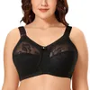 Soutiens-gorge grande taille soutiens-gorge sexy en dentelle pour femmes sans fil sous-vêtements féminins mince soutien-gorge creux pleine tasse grande taille soutiens-gorge B C D E tasse 230503