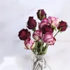 Fleurs décoratives mélangées colorées naturelles roses séchées Bouquets de fleurs pour mariage accessoires de demoiselle d'honneur décoration bohème
