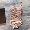 Luksusowy projektant stroju kąpielowego V seksowna różowa solidna bikini zestaw strojów kąpielowych na plażę garnitur żeński strój kąpielowy