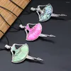 Colares pendentes Moda Moda Colar de casca de abalone Natural Charms Women for Jewerly Acessório Tamanho 45x80mm Comprimento 55 5cm