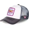 Desenho animado de comércio exterior rosa travesso de leopardo de beisebol Anime Hip Hop Mesh Cap American Trucker Cap ao vivo por atacado