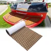 All Terrain Wheels EVA Foam Faux Teak Boat Decking Sheet Non-Skid Self-Adhesive Sea Deck Marine Yacht RV Brown