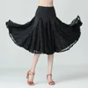 Sahne Giyim 360 Derece Dantel Modern Dans Etekleri Kadınlar Balo Salonu Kostümleri Tango Kostüm Ulusal Standart Dans Giysileri