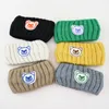 Bandeaux Dessin Animé Ours Tricoté Bandeaux Hiver Chaud Large Bandeau Pour Les Femmes À Tricoter Élastique Bande De Cheveux Sport Turban Cheveux Accessoires J230502