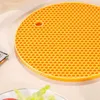 Mats Pads 25 Styles Tappetino in silicone 230C Presina resistente al calore Tavolo da pranzo Tovaglietta antiscivolo Presina Sottobicchiere Accessori da cucina Z0502