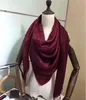 2023 Fashion Mens Designer Scarf 100% Cotton Jacquard Womens Scarves Double-Sided Color-Blocking fransade kanter Size 140cmx140cm