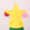 Juldekorationer Creative Felt Tree for Kids 3.2ft DIY med småbarn 18st ornament Barn Xmas gåvor hängande hom1