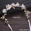 Pinces à cheveux fleur blanche fausses perles strass bandeau épingle à cheveux romantique robe de mariée accessoires mariée épingles casque diadèmes Ml