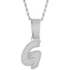 Hanger kettingen hiphop gepersonaliseerde aangepaste naam cusieve letters kubus zirkon a-z multi-layerpendants necklaces voor mannen dames sieraden