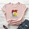 T-shirt da donna Busy Raising Baller Arrivo Festa della mamma Camicia in cotone Maglietta da donna Mamma Divertente Estate Casual Manica corta Top Regalo per