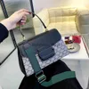 Axelväskor designer mini väska häst1955 klaff för kvinnor crossbody axelväska kohude handväska damer kort telefonhållare vintage vändningar korskropp med dammpåse