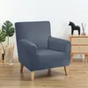 Chair Covers Waterproof Armchair Cover Stretch Detachable Sloping Arm Back Slipcover Soft Single Small Seater Sofa For Home Club 230428