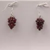 Dangle Earrings 6Pair Grapes Shape By Hand Natural Stone Amethysts Charms Garnet Pendants For Women Purple Crystal Earring Jewelry Free