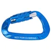 5 PCSCARABINERS Profesjonalne akcesoria wspinaczkowe na świeżym powietrzu 12nn Auto Blokowanie Rock Climbing Carabiner Clips Aluminium Twist Lock Truck