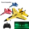 Aeronave Modle FX620 Dois canais Su35 Fighter 2.4G Remote Control Aircraft Airplano elétrico Modelo de brinquedo Modelo de planador para crianças 230503