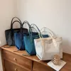 Bolsas de noite SWDF Designer de moda grande ombro de pano para mulheres 2023 Bolsas de compras e bolsas de compras simples de luxo