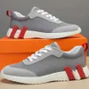 High quality luxury designer Men's leisure sports shoes fabrics using canvas and leather a variety of comfortable material size38-45 MKJKKZA000003