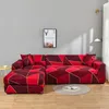 Stol täcker elastisk soffa för vardagsrumssträngslipptäckar Sektionssoffa L Formhörnstolstol 1/2/3/4 Sits 1PC 230428
