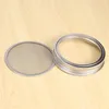 Opslagflessen ontspruiten Jar Mesh Lids Kit - 4 PCS roestvrij staal scherm 2 stands pack opvouwbaar verstelbaar