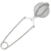 Top Tea Infuser 304 rostfritt stål sfär mesh te silver kaffe ört krydda filter diffusor handtag te boll