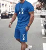 Mens Tracksuits Scientific Physics Formula Tshirt Group ZD Tryck Kort ärm Shorts Release och informell S 230503