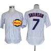 S-xxxl di alta qualità S-XXL Chicago 7 Dansby Swanson Maglie da baseball MENS GIOVANI