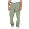 2023 Męskie spodnie męskie ładunki High Street luźne proste spodnie męskie joggery sznurkowe kieszonkowe streetwear duże rozmiar