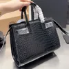 Designer Hand bag 2023 New Fashion Genuine Leather Tote Bag Organ Bag Classic Crocodile Pattern Cowhide Handheld Women Bag One Shoulder Crossbody Bag