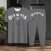 Hommes Survêtements OLYMPIA Haute Qualité Imprimer Gym Shirt Sport TShirt Hommes À Manches Courtes Pantalon De Course Ensemble Workout Training Fitness Loose Plus Si 230503