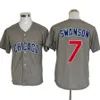 Top Quality S-XXXL Chicago 7 Dansby Swanson Baseball Jerseys Mens Youth