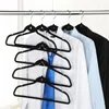 Non Slip Space Saving Plastic and Metal Clothing Hangers, 100 Pack